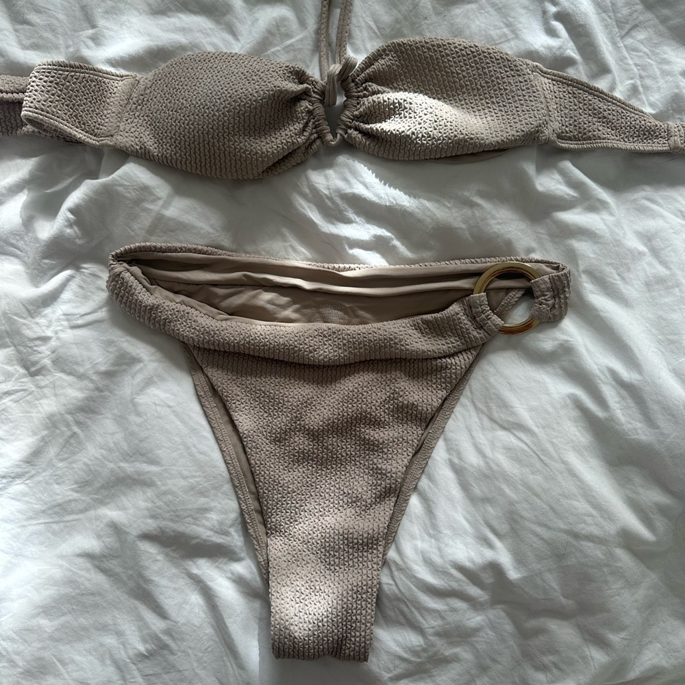 Monday Swimwear Bikini Set - Oak Crinkle